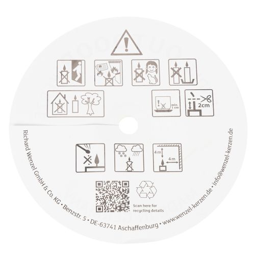 Artikel Kerze im Zinkeimer für stimmungsvolle Dekoration auf Terrasse und Balkon 15cm