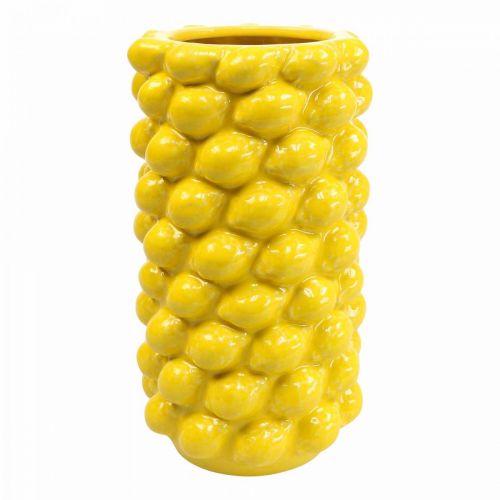 Zitronenvase Vase Zitronen Gelb Sommerdeko Ø15cm H30cm