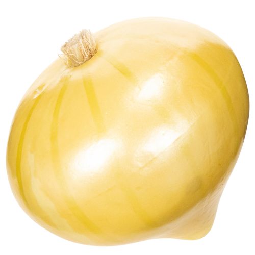 Kunststoff Lebensmittelattrappe Zwiebel 8cm Gelb für Innenbereich