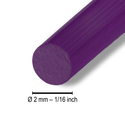 Artikel Aluminiumdraht Ø2mm Dunkellila 60m 500g