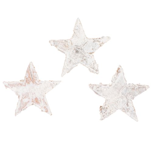 Artikel Mini Birkensterne 2cm–2,5cm weißgewaschen 150 Stück