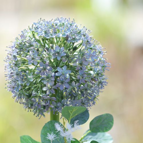 Artikel Blütenzweig künstlicher Allium naturgetreue Optik 90cm