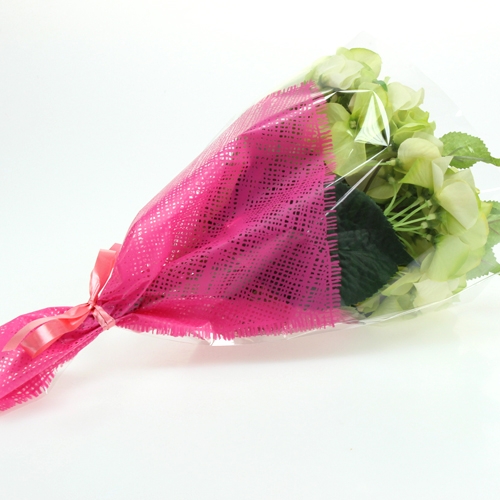 Artikel Blumentüte Pink L40cm B12-30cm 50 St