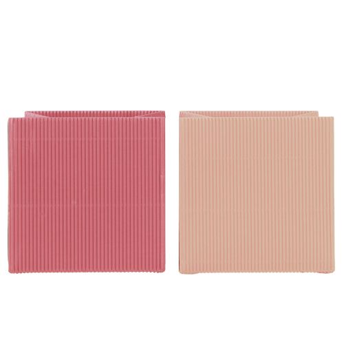 Artikel Blumenübertopf Blumentüte Pink Lachs 12cmx12cm 6 St