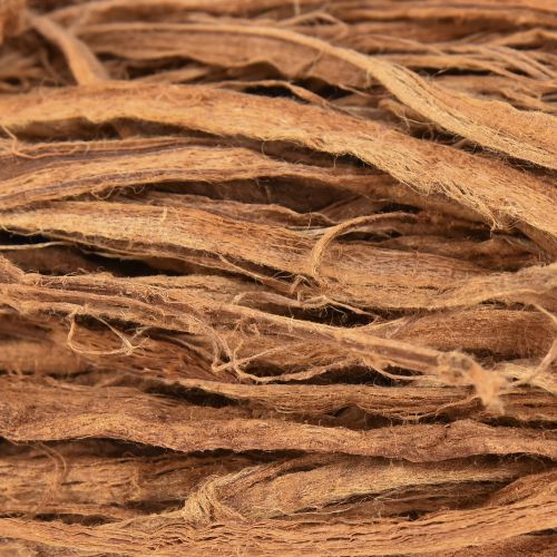 Artikel Bastelmaterial Natur Deko Fasern Braun Exotische Naturfasern 500g