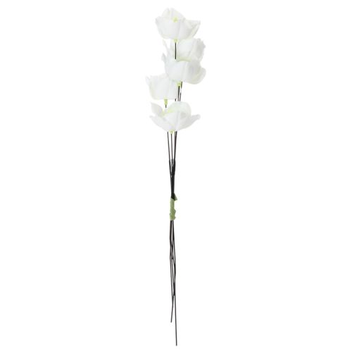 Künstliche Christrose Weiß am Draht, 32cm, 50 Stück | Floristik24.at