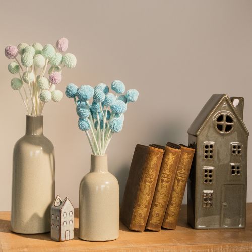 Artikel Craspedia Trockenblumen Deko für Vase minimalistischer Stil Haltbare Sommerdeko 55cm 20St