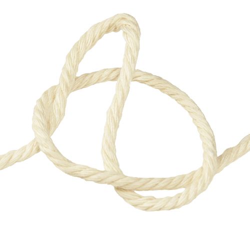 Artikel Deko Kordel Baumwolle Creme Ø2mm Holzspule mit je 16m 2St