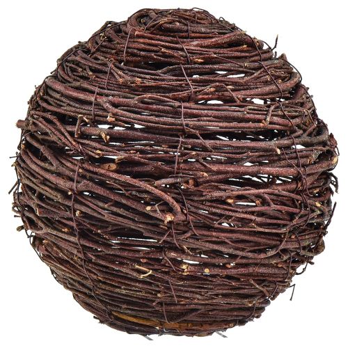 Deko Kugel aus Reben Rebenkugel Natur Braun Ø20cm