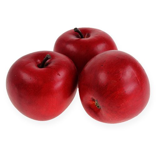 Floristik24 Deko-Apfel Rot 6,5cm 12St