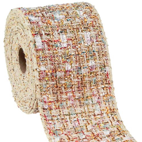 Artikel Dekoband Schmuckband Bunt Glitter Patchwork B70mm L5m