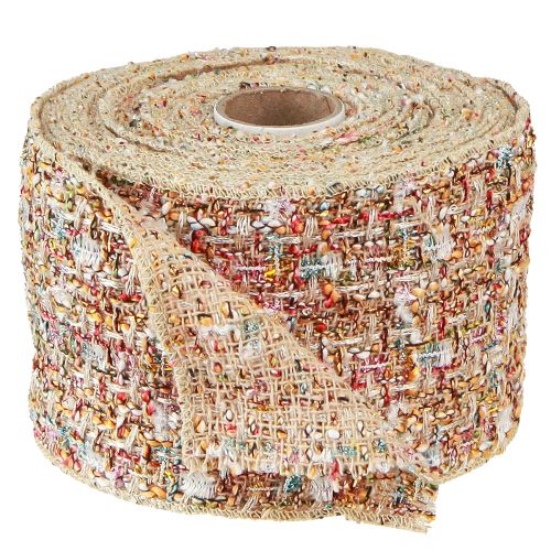 Artikel Dekoband Schmuckband Bunt Glitter Patchwork B70mm L5m