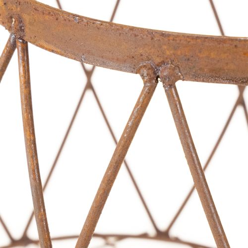 Artikel Drahtkorb oval Gitterkorb mit Henkel