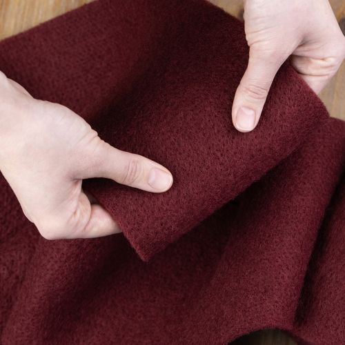 Artikel Filzband Wolle Dunkelrot 15cm x 5m für Deko und Basteln