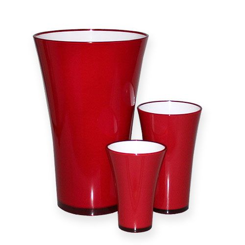 Artikel Vase „Fizzy“ Rot, 1 St