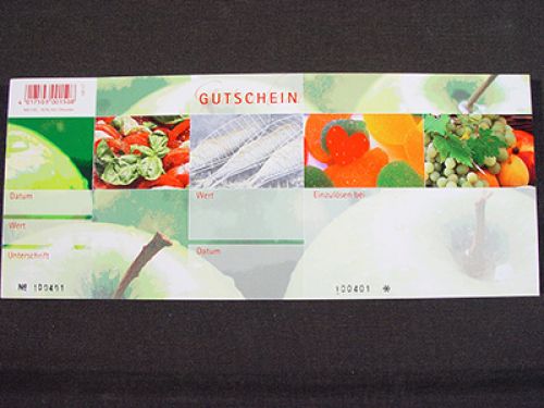 Gutscheine Motiv Apfel mit Briefhüllen (50St.)