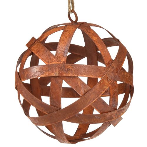 Floristik24 Rostige Metallkugel Ø15cm Gartenkugeln für Außen 2St