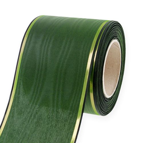 Kranzband Dunkel-Grün 7,5cm 25m