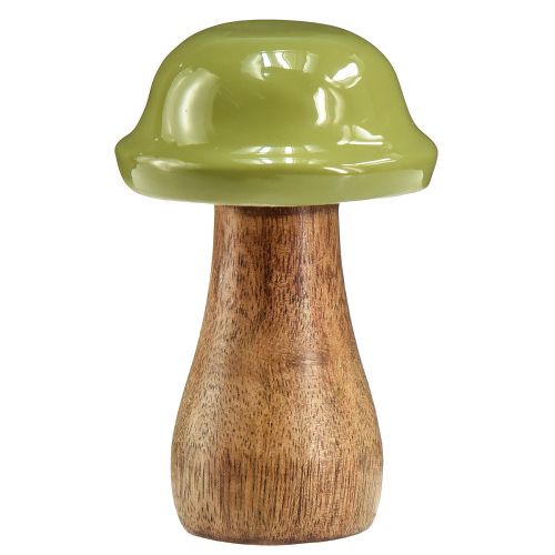 Artikel Holzpilze Deko Pilze Holz Grau Grün Ø6cm H10cm 2St