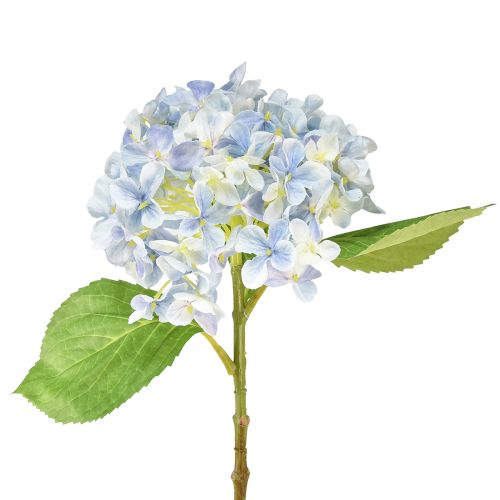 Floristik24 Hortensie künstlich Blau Kunstblume Blau Ø15,5cm 45cm