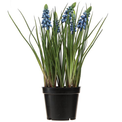 Artikel Hyazinthen künstlich im Topf Blau 24cm
