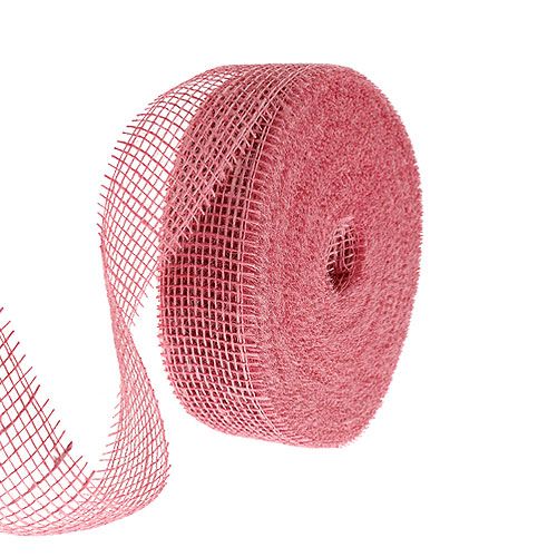 Juteband Rosa 5cm 40m