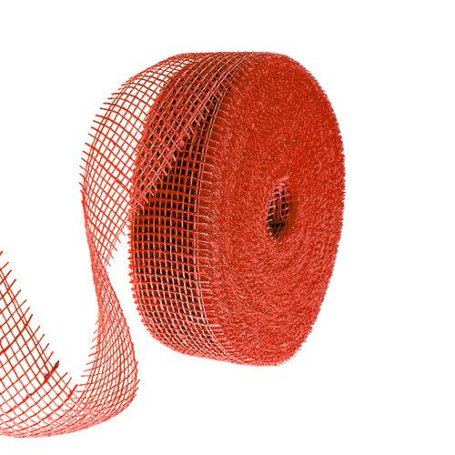 Juteband Rot 5cm 40m