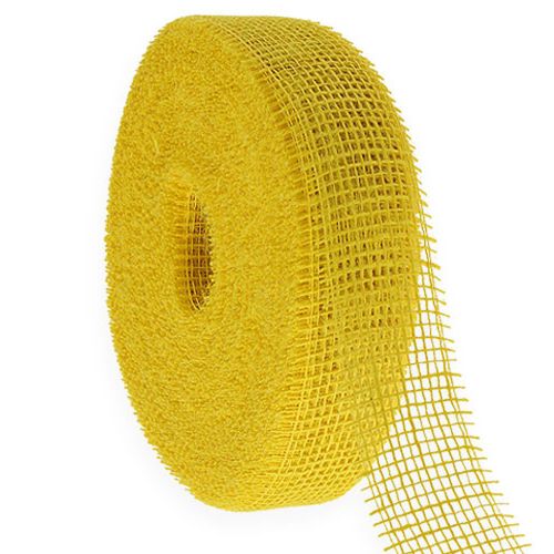 Juteband Gelb 5cm 40m