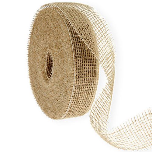 Floristik24 Juteband Natur 5cm 40m