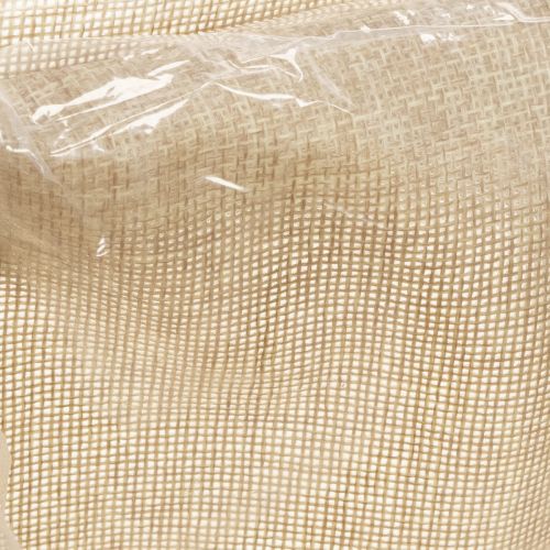 Jutetasche Geschenksack 20×10×30cm Naturfarben Jute Kunststoff | Floristik24.at