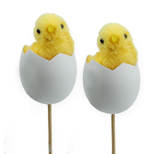 Floristik24 Osterstecker Küken 7cm 6St