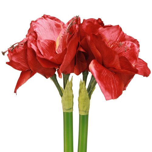 Artikel Künstliche Amaryllis Kunstblumen Rot Ø18cm L68cm 2St