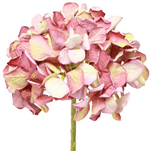 Artikel Künstliche Hortensie Groß Rosa Mauve Ø15cm L58cm 2St