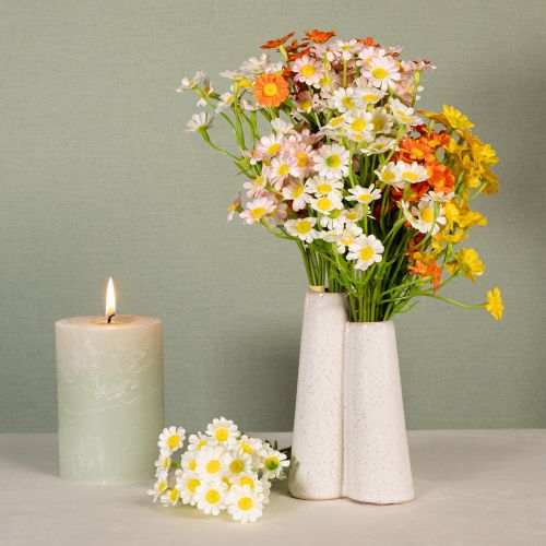 Artikel Künstliche Kamille als Blütenbund für natürliche und pflegeleichte Dekoration 28cm 3St