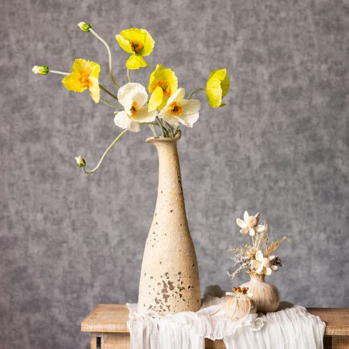 Artikel Künstliche Mohnblumen Deko für Wohnräume und Büro 95cm