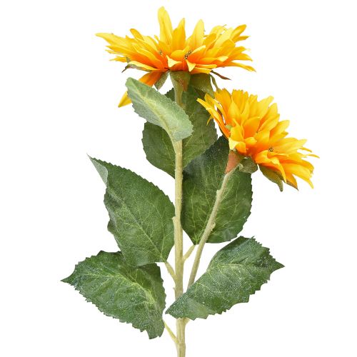 Floristik24 Künstliche Sonnenblumen Gelb 80cm