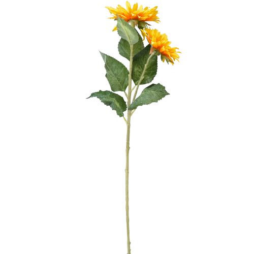 Floristik24 Künstliche Sonnenblumen Gelb 80cm