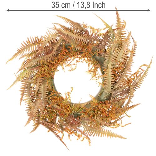 Künstlicher Farnkranz 35cm in