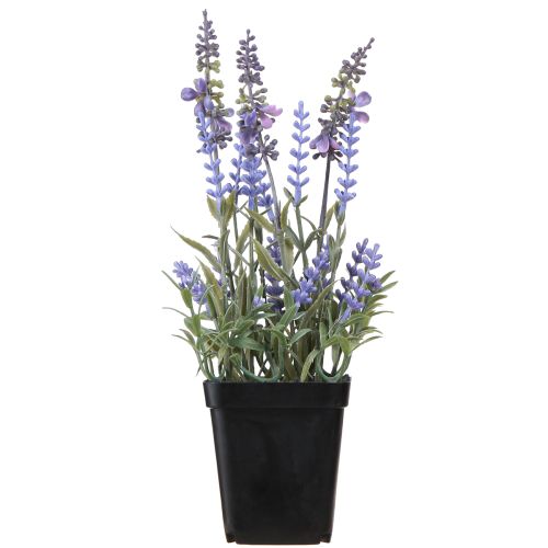 Artikel Künstlicher Lavendel im Topf Blühende Kunstpflanzen 25cm