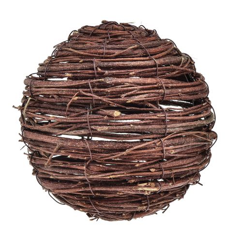 Artikel Kugel aus Reben Natur Braun zum Dekorieren Ø14cm H14cm