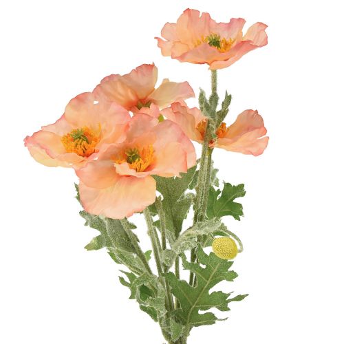 Artikel Kunstblumen Künstliche Mohnblume Deko 35cm Bund 3 St