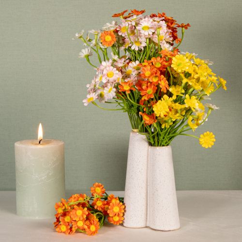 Artikel Kunstblumenbund Kamille für stimmungsvolle saisonale Dekoration 27cm 3St