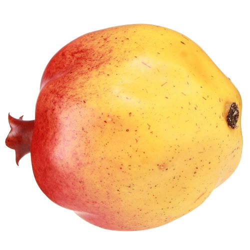 Artikel Kunstobst Granatapfel künstlich Rot Gelb 9×11cm