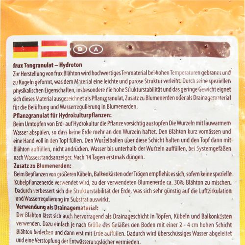 Artikel Lecaton Tongranulat Blähton 8-16mm 5Ltr