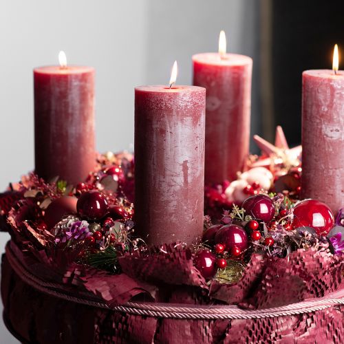Floristik24 Leuchtend Rote Beerenzweige – Ideal für Festliche Dekorationen, 30 cm – Set aus 6 St
