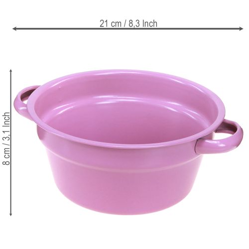 Artikel Metallschüssel Deko Schale 4 Frühlingsfarben Ø17cm 4St