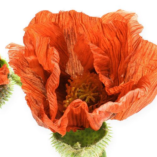 Artikel Mohnblume Orange 67cm 2St