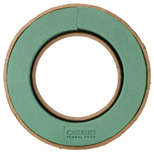 Artikel OASIS® Biolit® Steckschaum Grün Ring Kranz 32cm 2 St