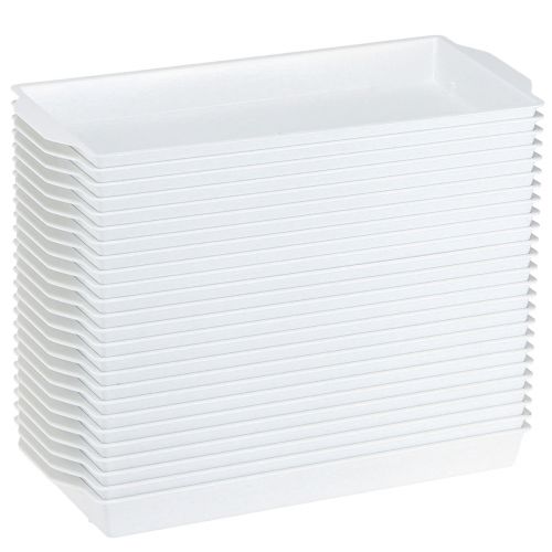 Artikel OASIS® Steckschale Weiß Sandwich Schale 23×11×2,5cm 25 St
