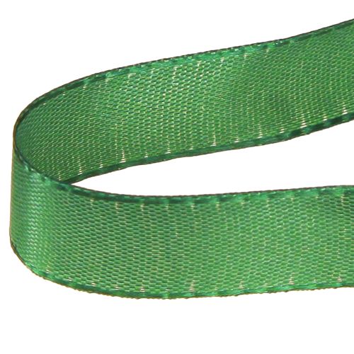 Artikel Dekoband Grün Geschenkband Band Webkante Dunkelgrün 15mm 3m x 10 St